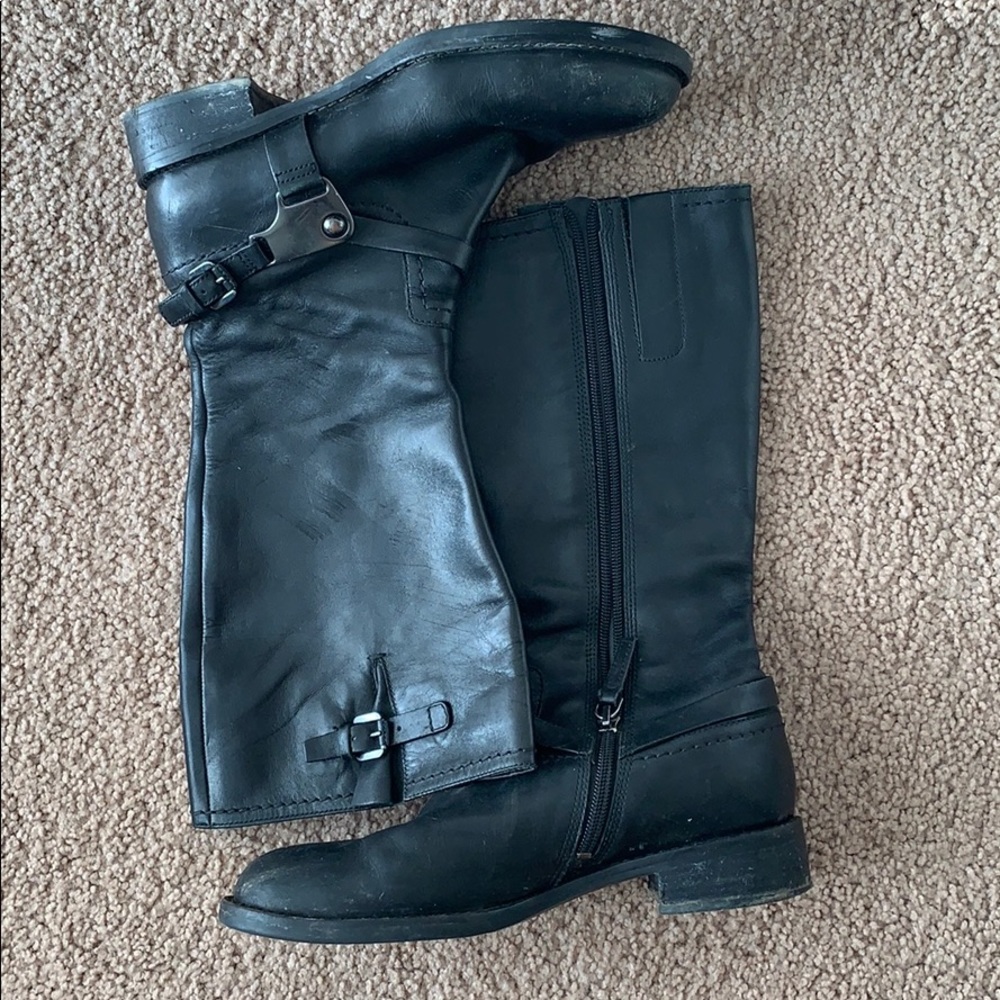 Calf high boots